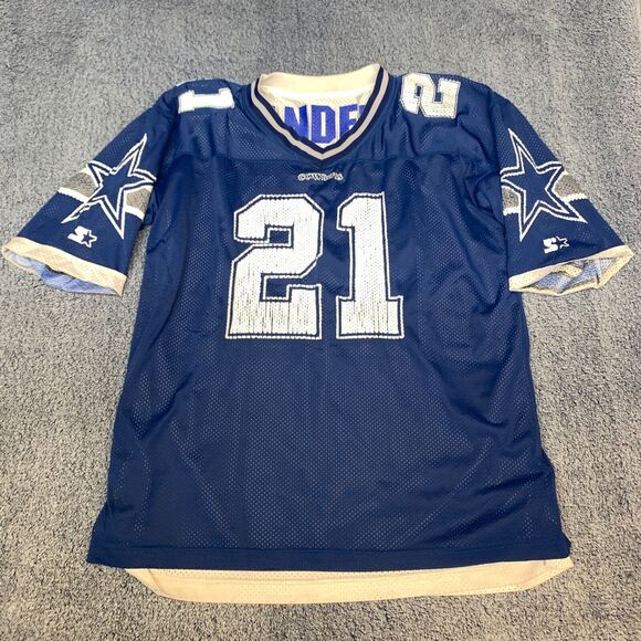 Mens Vintage 90s 54 / XXL Starter Dallas Cowboys Deion Sanders Reversible Jersey